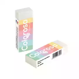 Gomma Colorosa Pastel 6,2x1,2x2,2cm vinile RiPlast conf. 20 pezzi