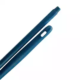 Manico detectabile per scopa monoblocco 145cm blu  