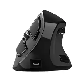 Mouse wireless ergonomico Voxx ricaricabile nero 