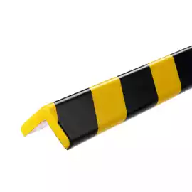 Profilo paracolpi angolare C35 giallo nero 