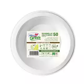 Scodella biodegradabile 450ml  Green conf. 50 pezzi