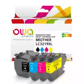 Cartuccia ink Compatibile per Brother LC3219XL BK C M Y K10535OW...