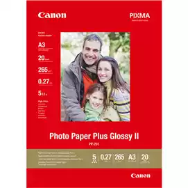  Carta fotografica Plus Glossy II PP 201 A3 20 Fogli 2311B020