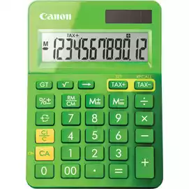  Calcolatrice Verde Metallico ls123k
