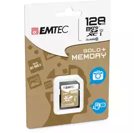  SDXC Class 10 Gold + ECMSD128GXC10GP 128GB