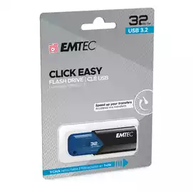  Memoria USB B110 USB 3.2 ClickEasy blu ECMMD32GB113 32 GB