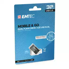  Dual USB2.0 T260 micro USB ECMMD32GT262B 32GB