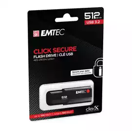  Memoria USB B120 ClickSecure ECMMD512GB123 512 GB