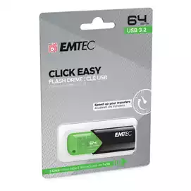  Memoria USB B110 USB 3.2 ClickEasy verde ECMMD64GB113 64 GB