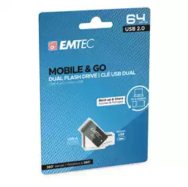  Dual USB2.0 T260 micro USB ECMMD64GT262B 64GB