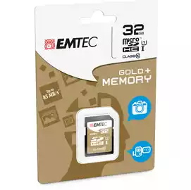  SDHC Class 10 Gold + ECMSD32GHC10GP 32GB