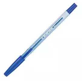 Penna a sfera con cappuccio punta fine 0,7mm blu  conf. 50 pezzi