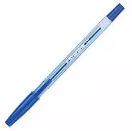 Penna a sfera con cappuccio punta media 1,0mm blu  conf. 50 pezzi