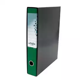 Registratore Kingbox dorso 5cm protocollo 23x33cm verde 