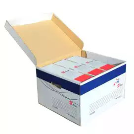 Scatola archivio ST box con coperchio 37x27x43cm 