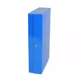 Scatola progetto Glossy dorso 6cm azzurro 
