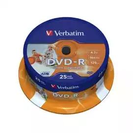  Scatola 25 DVD R stampabile 43538 4,7GB