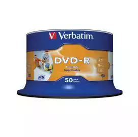  Scatola 50 DVD R stampabile 43533 4,7GB