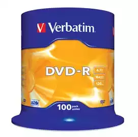  Scatola 100 DVD R serigrafato 43549 4,7GB