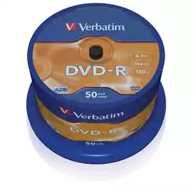  Scatola 50 DVD R argento lucido 43548 4,7GB