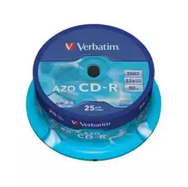 Scatola 25 CD R DataLife Plus 1x 52x serigrafato 43352 700MB