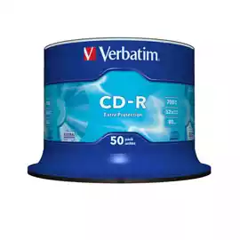 Scatola 50 CD R DataLife Plus Extra Protection 1x 52x serigrafato...
