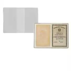 Porta carta identitA' PVC 15,5x11cm trasparente Sei Rota conf. 100 pezzi