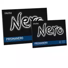 Album Prismanero 24x33cm 10 fogli 128gr monoruvido Favini