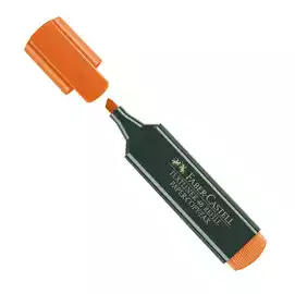 Evidenziatore Textliner 48 punta di 3 differenti larghezze: 5,0 3,0 1,0mm arancio Faber Castell