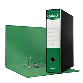 Registratore Oxford G85 dorso 8cm protocollo 23x33cm verde Esselte