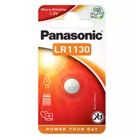 Micropila LR1130 1,5V a pastiglia Panasonic