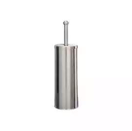 Portascopino Basic Metal da terra diametro 9,8cm altezza 38cm acciaio inox Medial International