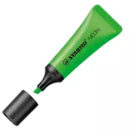Evidenziatore stabilo Neon punta a scalpello tratto da 2,0 5,0mm colore verde Stabilo