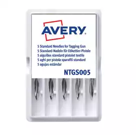 Aghi standard per sparafili metallo Avery conf. 5 pezzi