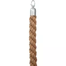 Cordone intrecciato per colonnina segnapercorso color bronzo lunghezza 150cm Securit