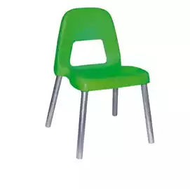 Sedia per bambini Piuma H 31cm verde CWR