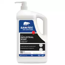 Sapone lavamani industria Soap arancio Sanitec dispenser 5 L