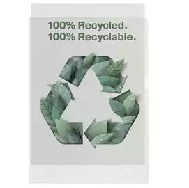 Buste a L De Luxe riciclate 100 antiriflesso f.to 22x30cm Esselte conf. 100 pezzi