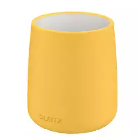Portapenne Cosy 10,8x8,5cm ceramica giallo Leitz
