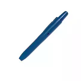 Pennarello detectabile retrattile indelebile punta tonda blu Linea Flesh