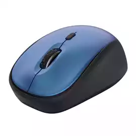 Mouse wireless Yvi+ silenzioso blu Trust