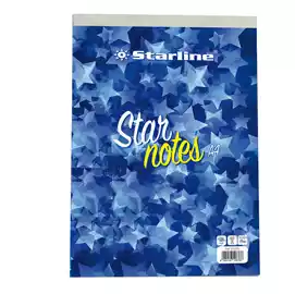 Blocco note StarNotes A4 60 fogli 5mm 210x297mm 60gr Starline