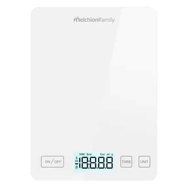 Bilancia da cucina Smarty con connessione wi fi peso massimo 5 kg bianco Melchioni