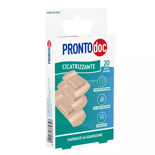 Cerotto cicatrizzante con acido ialuronico misure assortite ProntoDoc conf. 20 pezzi