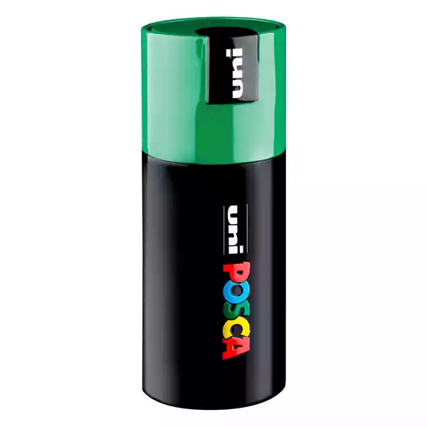 Marcatore Posca Pen PC1 con coperchio verde punta extra fine 0,7mm colori assortiti Uni Mitsubishi gift box 9 pezzi