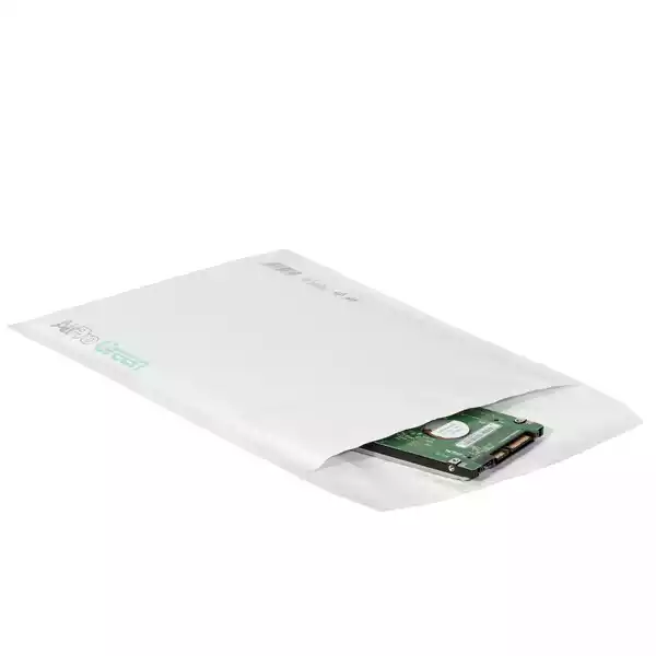 Busta imbottita AirPro Green G 17 (25x34cm) carta bianco Bong Packaging conf. 100 pezzi