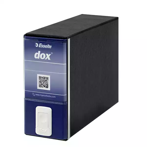 Registratore Dox 3 dorso 8cm memorandum 23x18cm blu Esselte