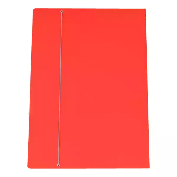 Cartellina con elastico cartone plastificato 35x50cm rosso Cartotecnica del Garda
