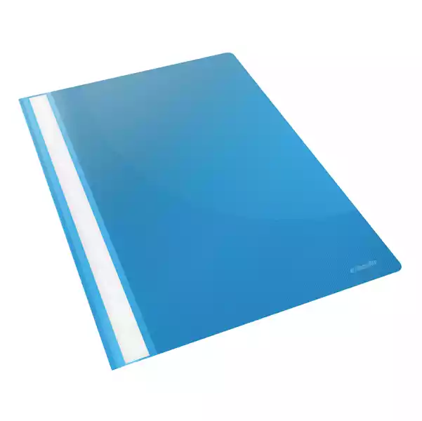 Cartellina ad aghi Report File con fermafogli PPL 21x29,7cm azzurro Esselte