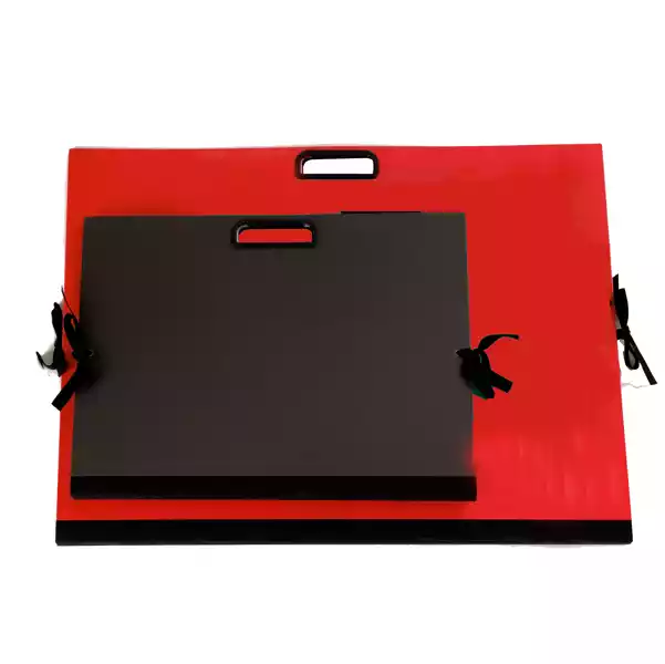 Cartella portadisegni con maniglia 35x50cm nero Brefiocart